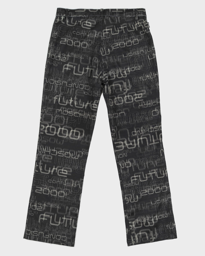 Y2K 00s Moschino Jeans Future 2000 Trousers - W30