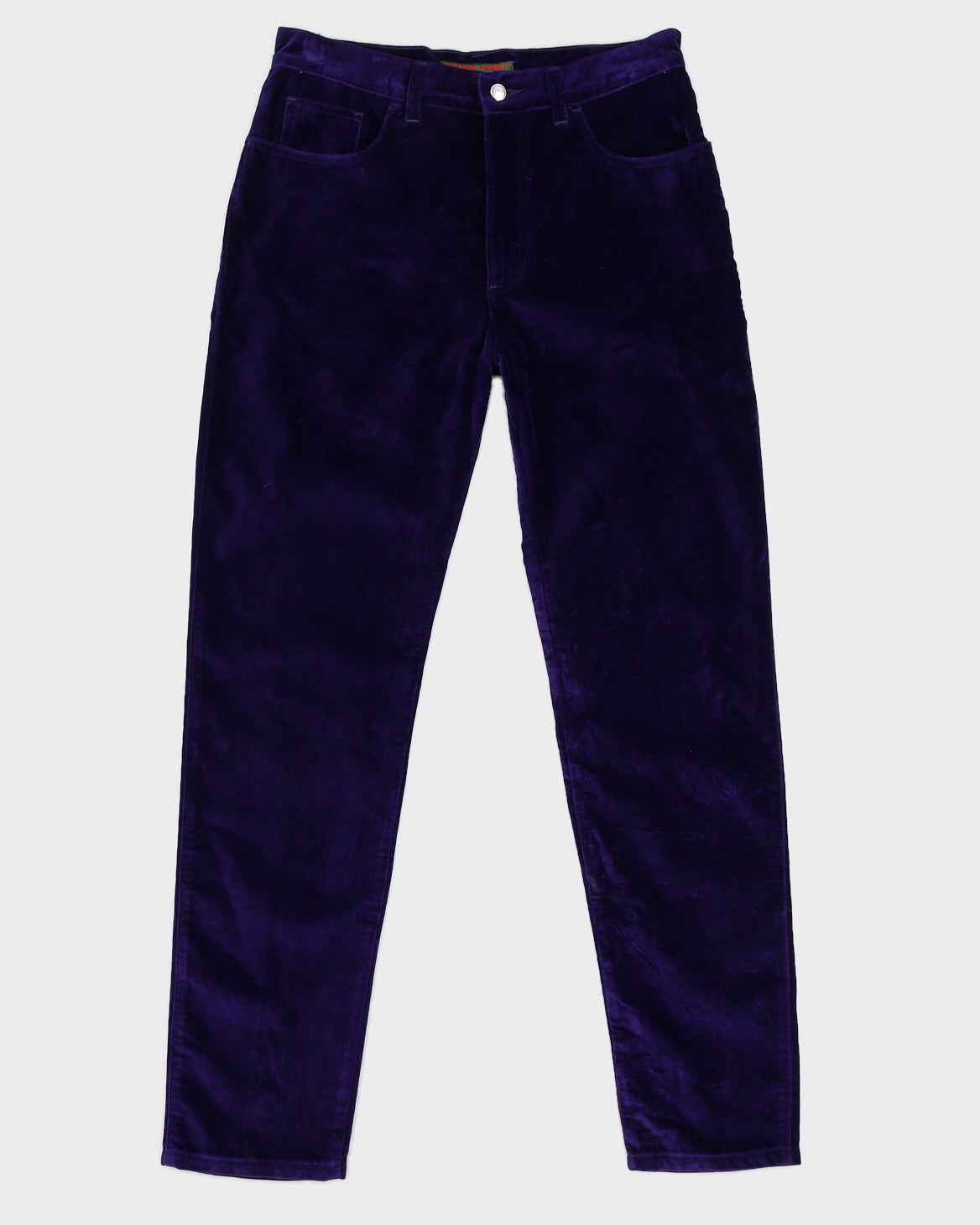 Vintage 90s Katharine Hamnett Purple Cord Trousers - W32 L32