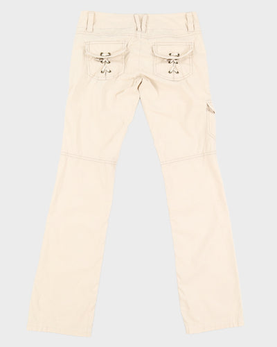 00s Y2K Guess Cream Trousers - W30 L33