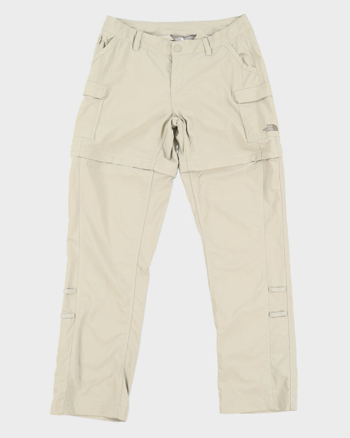 00s The North Face Beige Tear Off Nylon Trousers - W31 L31