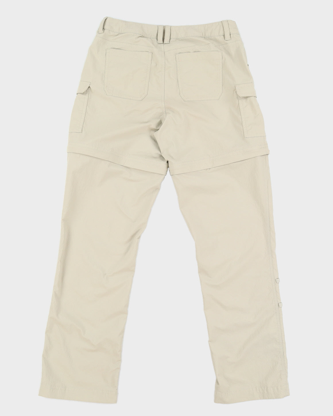 00s The North Face Beige Tear Off Nylon Trousers - W31 L31