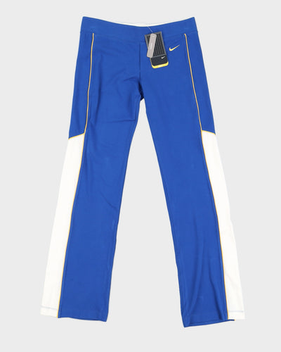 00s Y2K Nike Blue Track Bottoms Deadstock With Tags - W31 L34