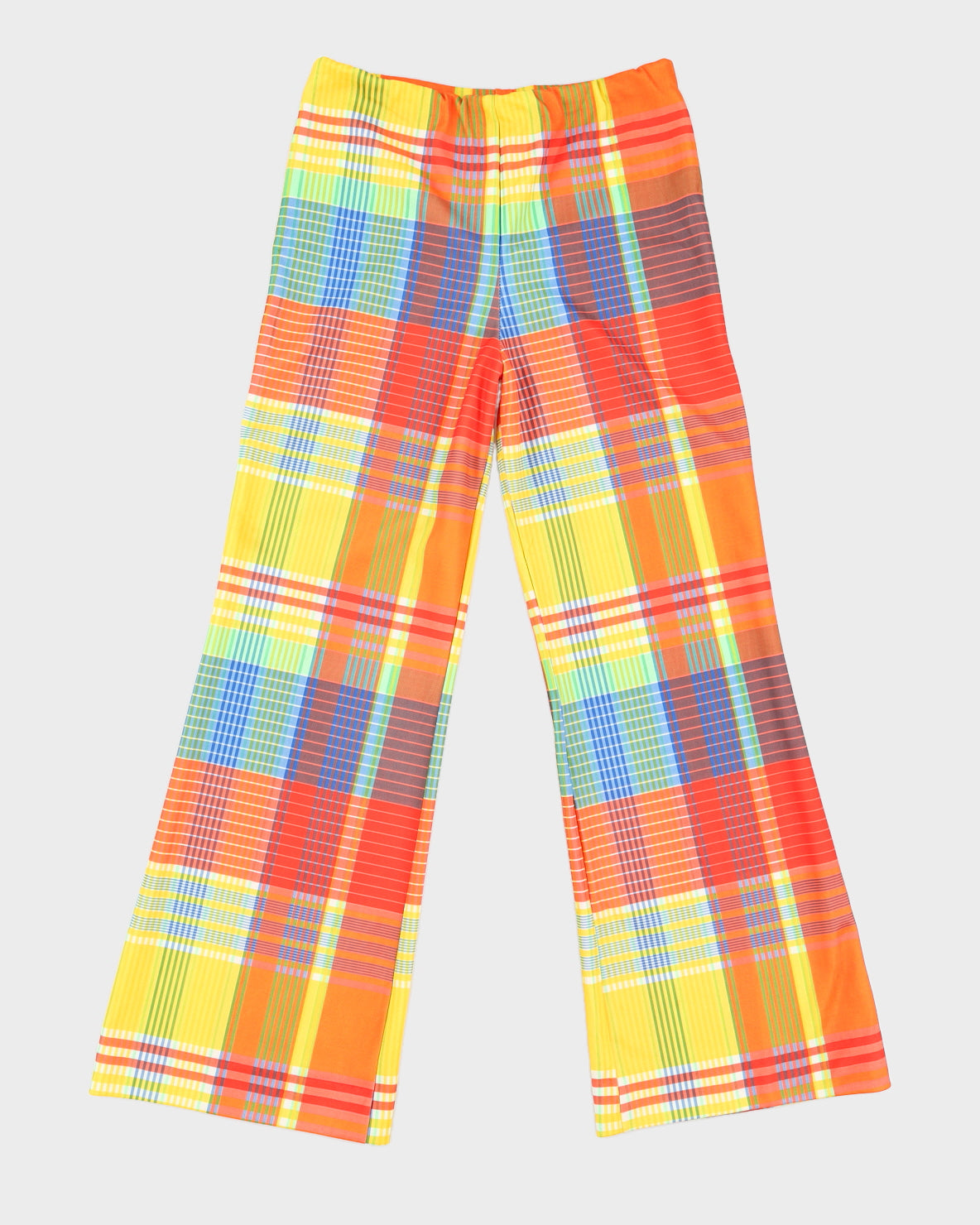 Bright Check Vintage Trousers - XS