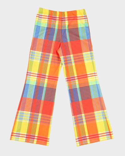 Bright Check Vintage Trousers - XS