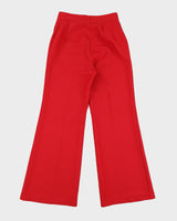 Vintage Burgundy high Waisted Trousers - S