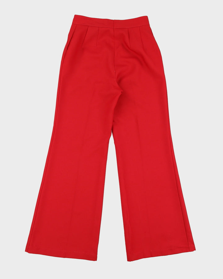 Vintage Burgundy high Waisted Trousers - S