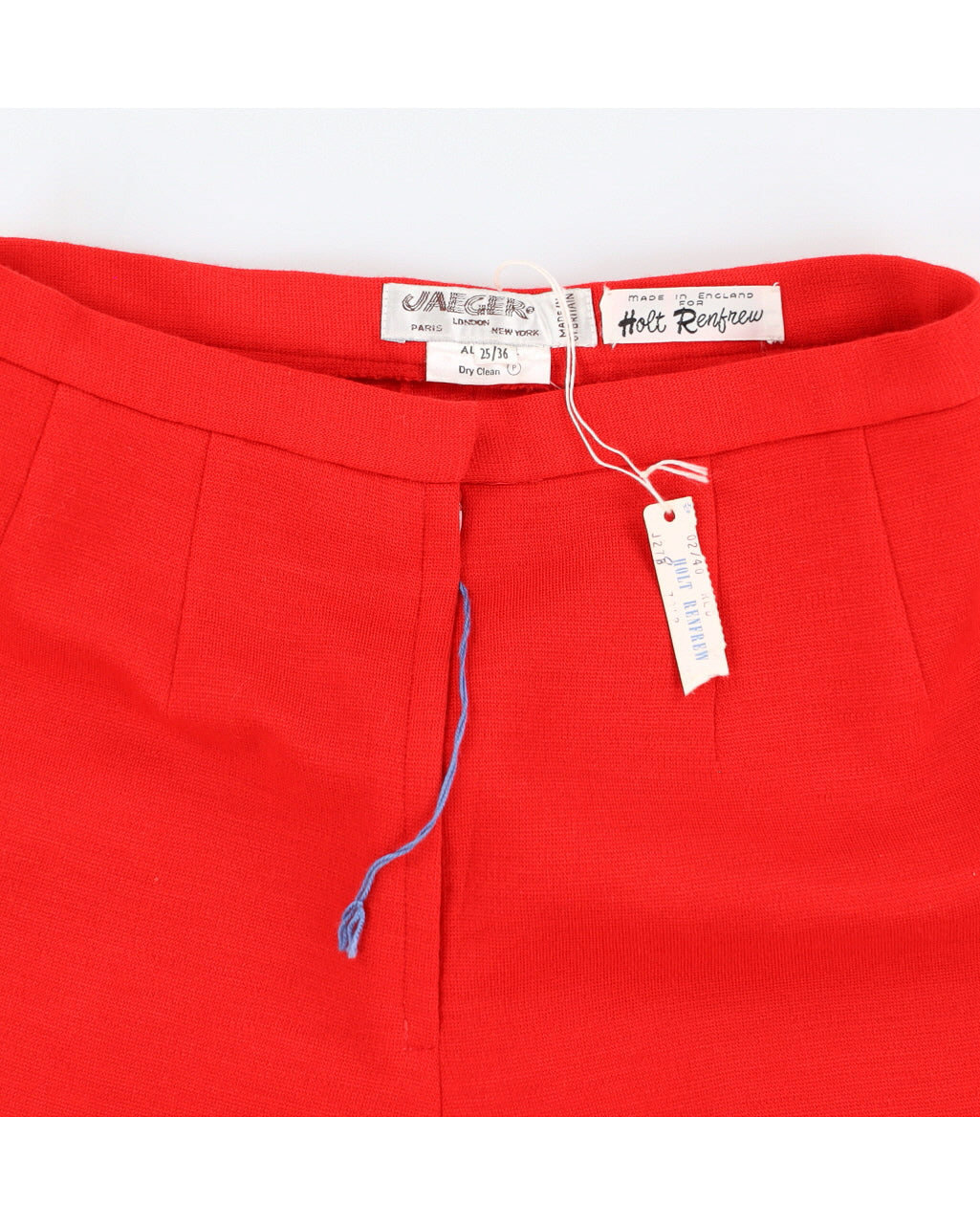 Deadstock 1970s Red Trousers - XS
