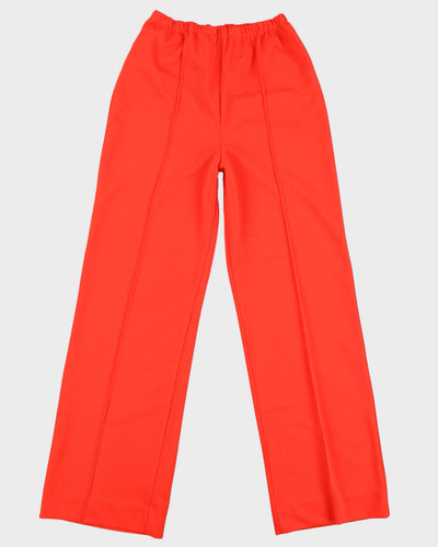 Vintage 60s Mlle Glamour Red Trousers - W32