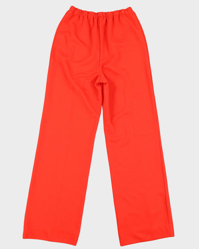 Vintage 60s Mlle Glamour Red Trousers - W32