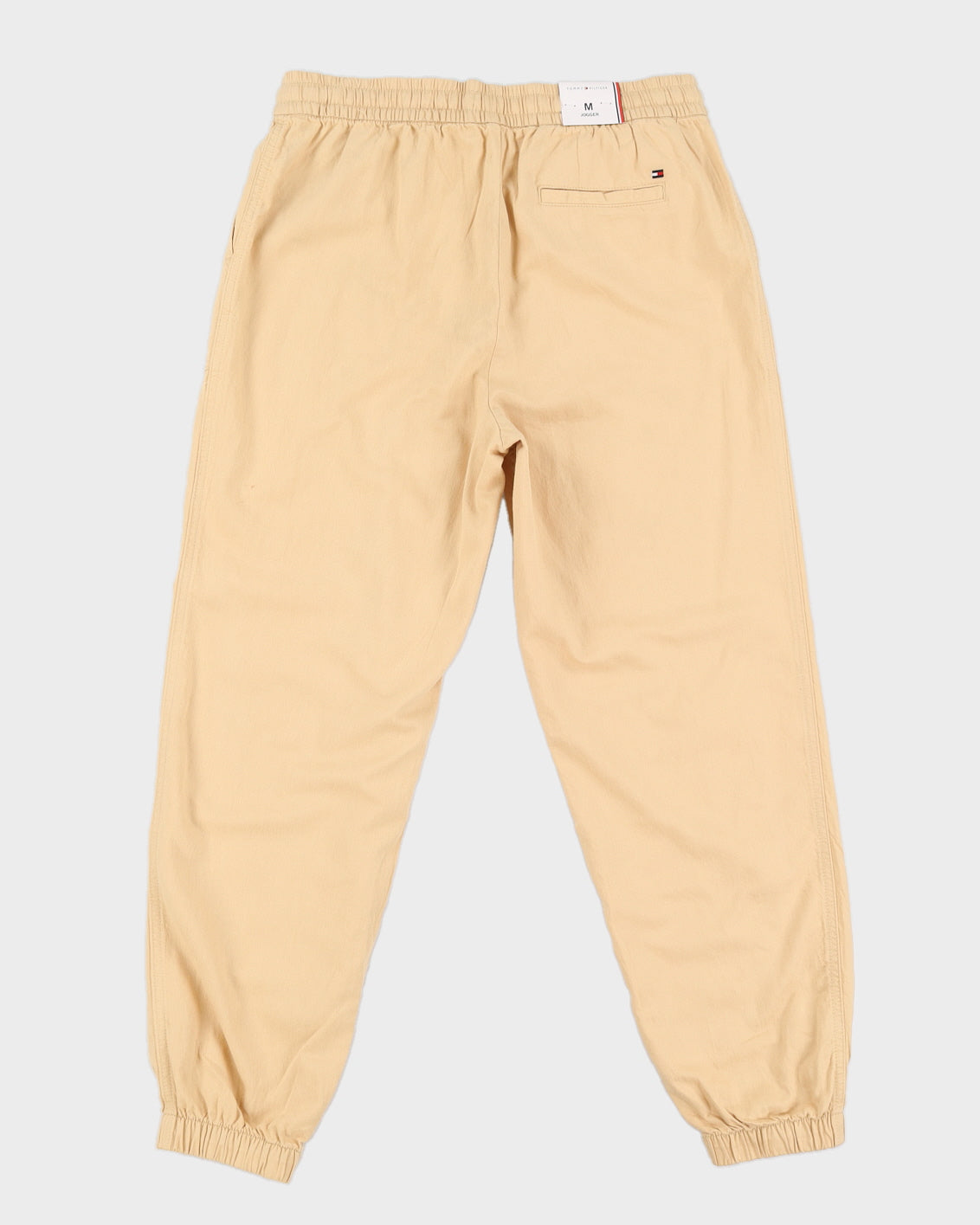 Tommy Hilfiger Beige Cotton + Linen Trousers - M