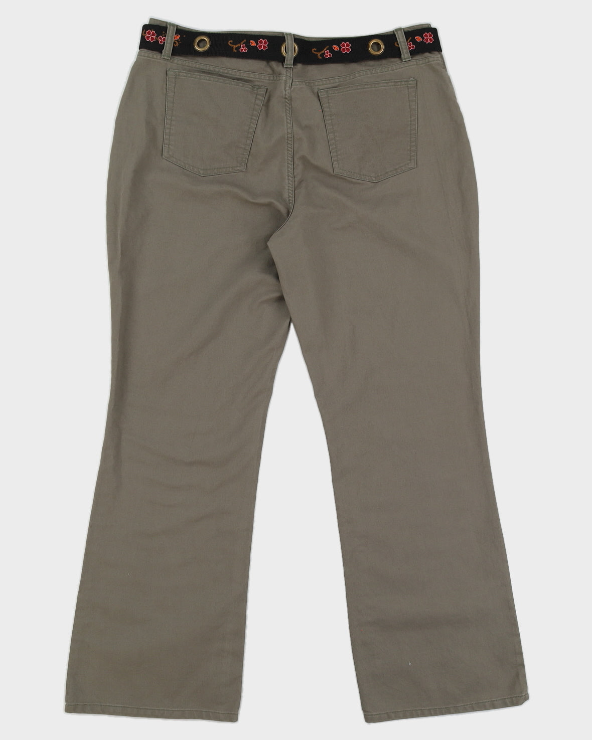 Y2K 00s Faded Glory Low Rise Flared Trousers - UK 16