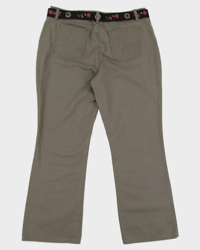 Y2K 00s Faded Glory Low Rise Flared Trousers - UK 16
