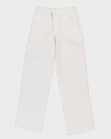 Dickies 874 Original Fit White Trousers - W26 L31
