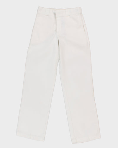 Dickies 874 Original Fit White Trousers - W26 L31