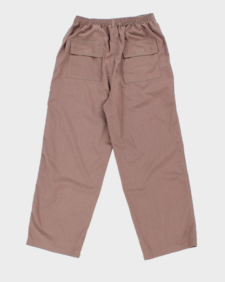 Y2K Brown Cargo Trousers - W30
