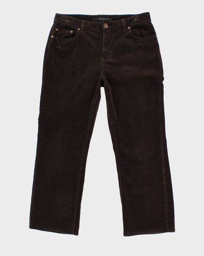 Calvin Klein Brown Corduroy Trousers - W34 L27