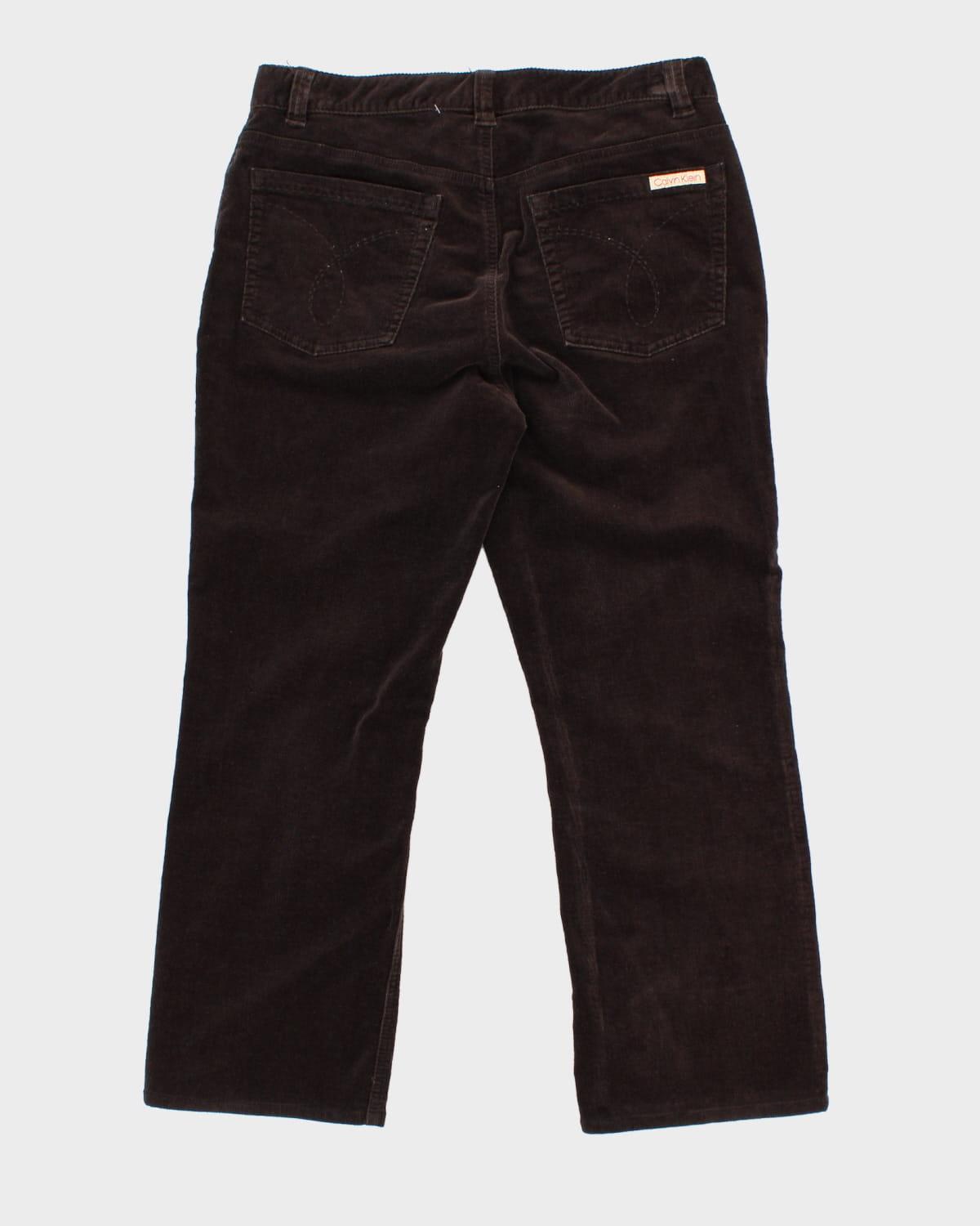 Calvin Klein Brown Corduroy Trousers - W34 L27
