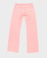 Y2K 00s Juicy Couture Pink Velour Tracksuit Bottoms - W34 L34