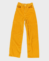 Levi's x The Simpsons Yellow Corduroy Trousers - W24 L28