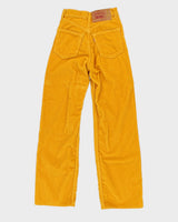Levi's x The Simpsons Yellow Corduroy Trousers - W24 L28