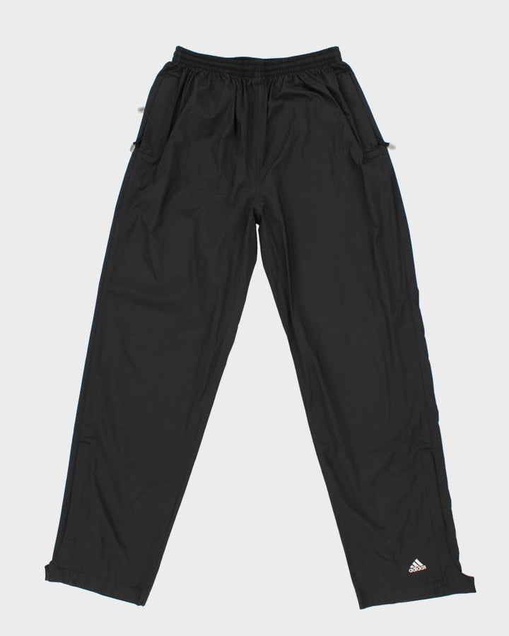 Vintage Wo's 90's Black Adidas Track Bottoms - S