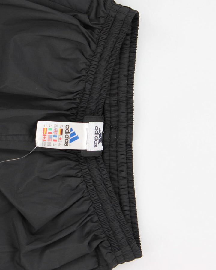 Vintage Wo's 90's Black Adidas Track Bottoms - S