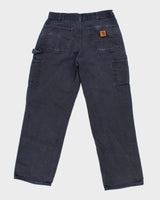 Navy Carhartt Trousers W:32 L:32