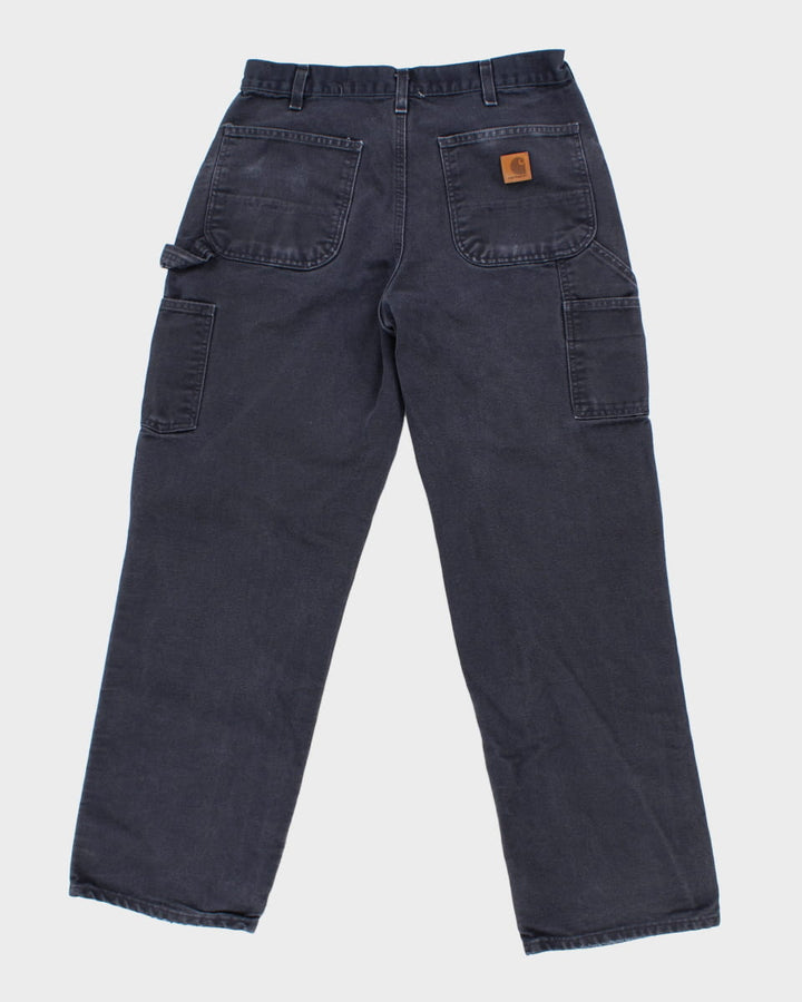 Navy Carhartt Trousers W:32 L:32