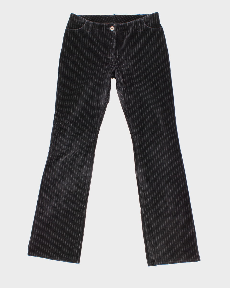 Vintage 90s/00s Guess Velvet Pinstripe Trousers - W30 L31