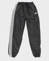 Womens Black Adidas Lined Tracksuit Trousers - M