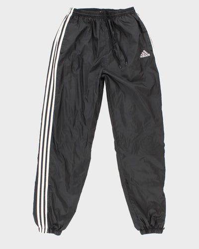 Womens Black Adidas Lined Tracksuit Trousers - M