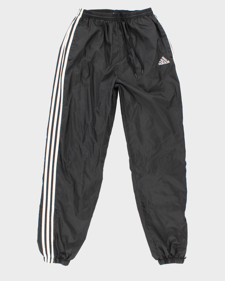 Womens Black Adidas Lined Tracksuit Trousers - M