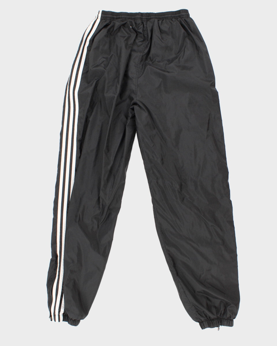 Womens Black Adidas Lined Tracksuit Trousers - M
