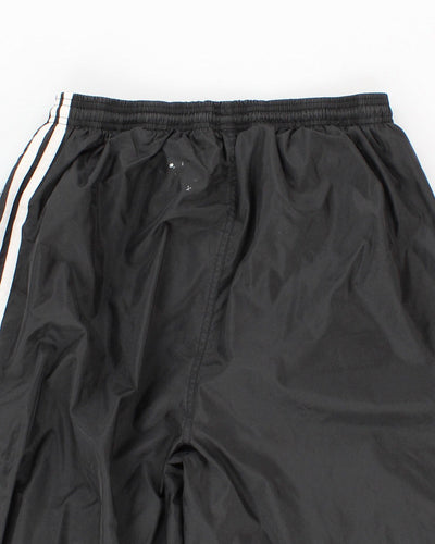 Womens Black Adidas Lined Tracksuit Trousers - M