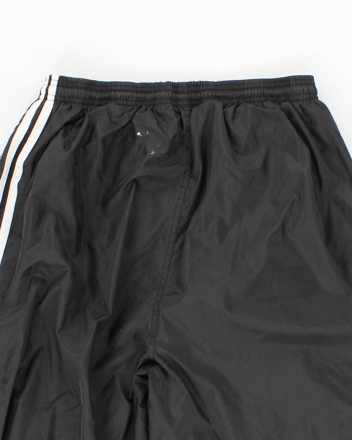 Womens Black Adidas Lined Tracksuit Trousers - M