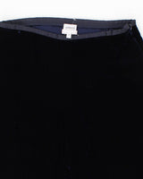 Armani Collezioni Dark Blue Velvet Trousers - W28 L32