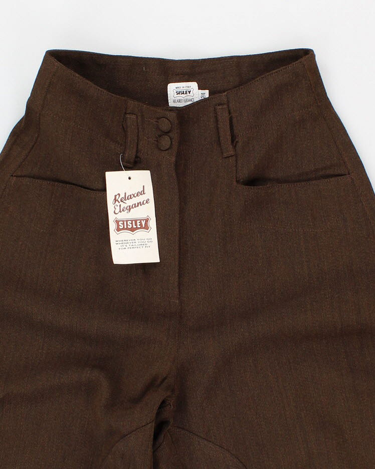 50s Inspired Sisley Reproduction Pantalone Donna - W26 L26