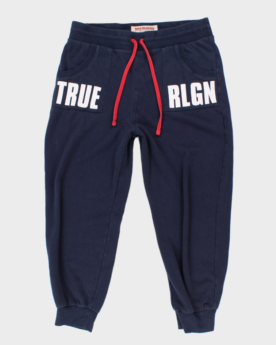 Womens Blue True Religion Sweatpants - L