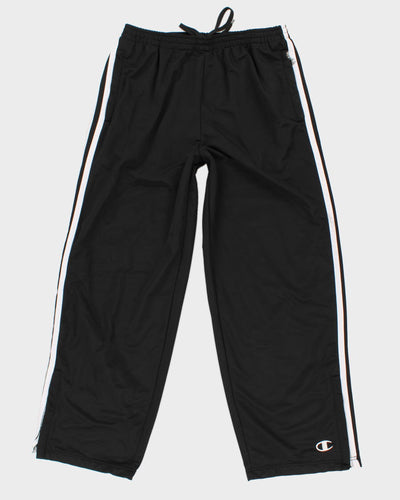 Womens Black Champion Track Trousers - M