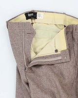 Womens Sandstone Colour Wool Trousers - M