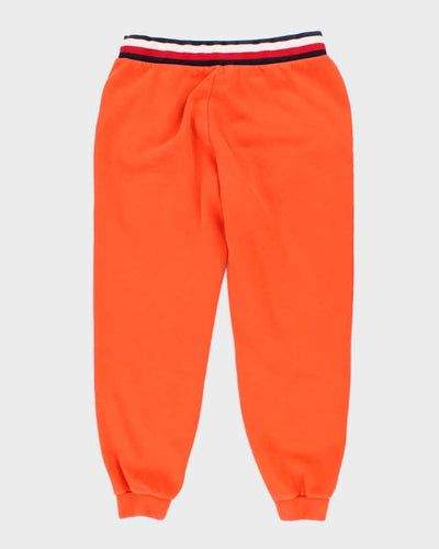 00s Tommy Hilfiger Sports Orange Sweatpants - S