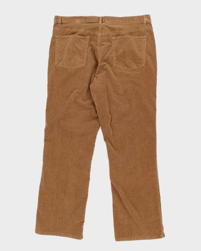 Women's Tan Calvin Klein Corduroy Trousers - W38 L30