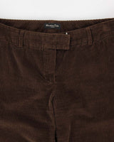 Women's Brown Massimo Dutti Corduroy Trousers - W32 L31