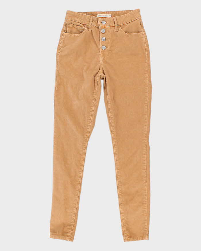 Womens Orange Levi's Corduroy Trouser- W25 L27