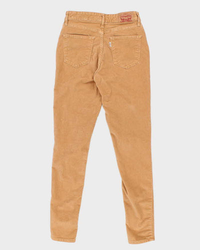 Womens Orange Levi's Corduroy Trouser- W25 L27