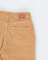 Womens Orange Levi's Corduroy Trouser- W25 L27