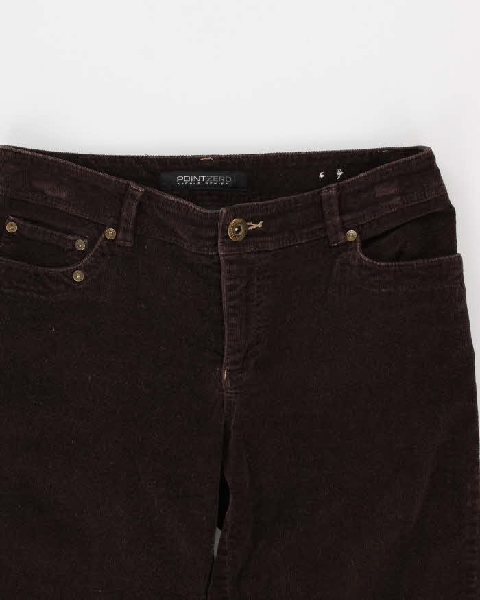 Vintage Women's Brown Cord Trousers - W32 L28