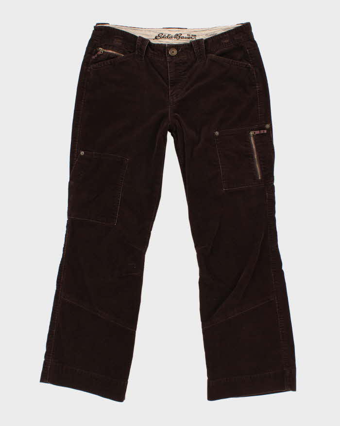 Vintage Eddie Bauer Brown Cord Trousers - W34 L28