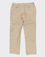 Womans Cream The north Face Hiking Trousers - W34 L28