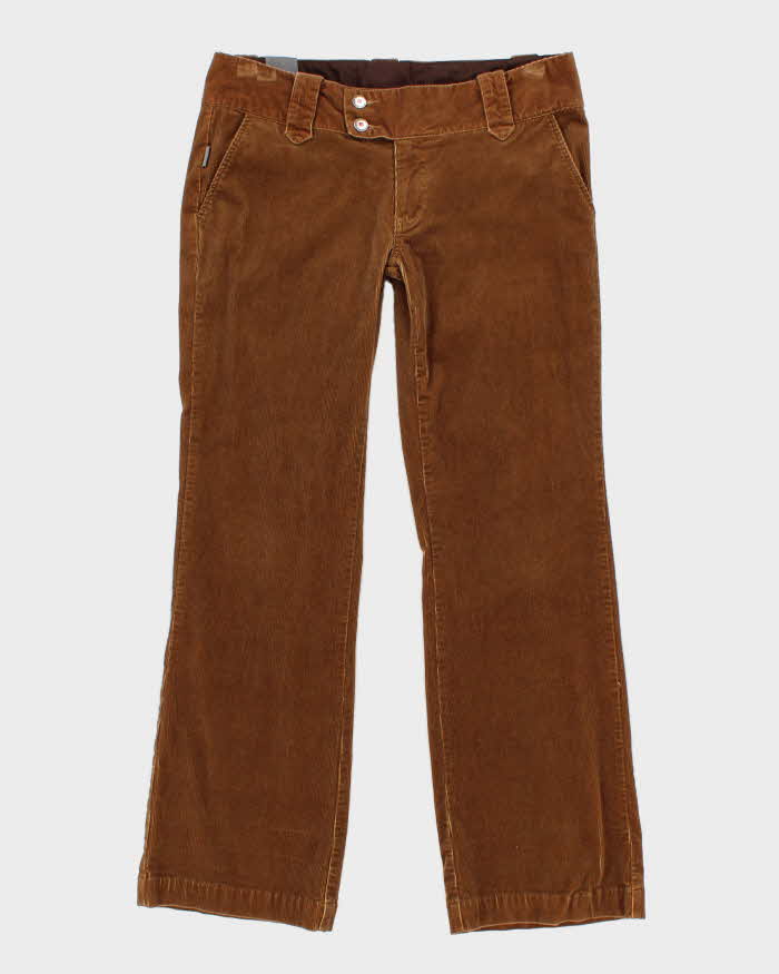 Y2K 00s Blurr Brown Corduroy Trousers - W35 L31